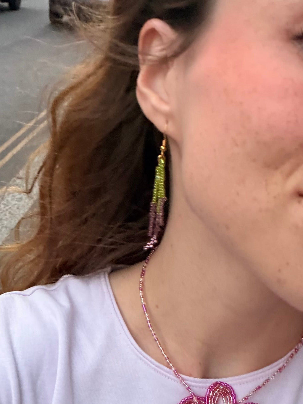 Pendientes Lavanda